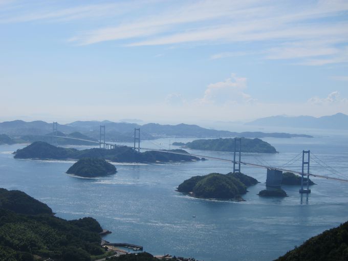 亀老山展望公園からの絶景は、しまなみ海道随一
