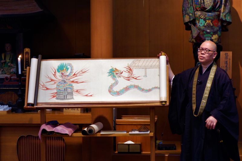 紀州の古刹「道成寺」絵とき説法で聞く安珍と清姫の物語