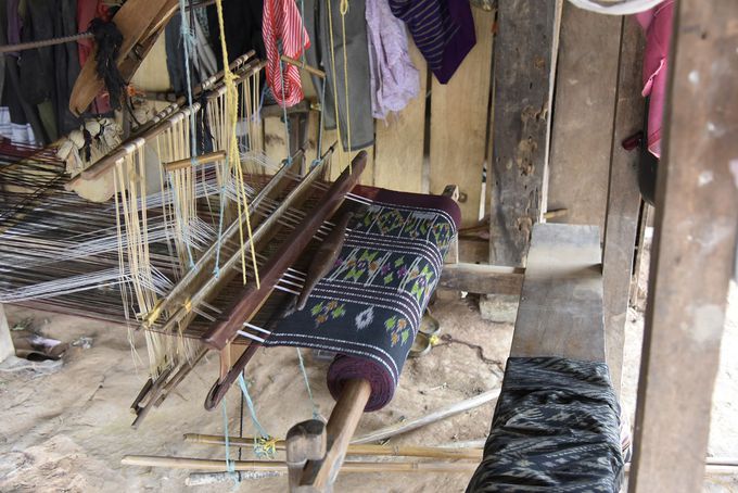 機織りが盛んなフワパン県北部