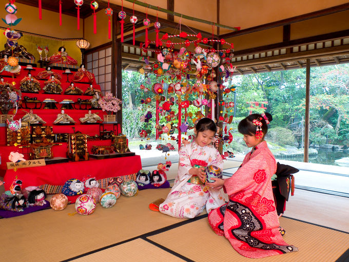 柳川の武家屋敷「旧戸島家住宅」も雛祭りの装い