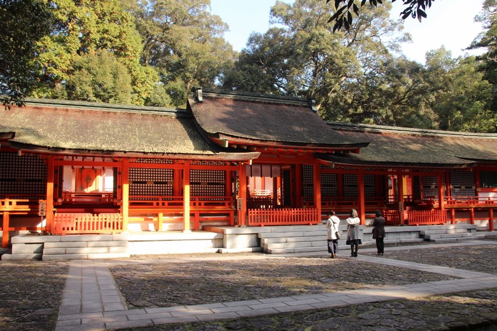 上宮と下宮の二つがある珍しい神社
