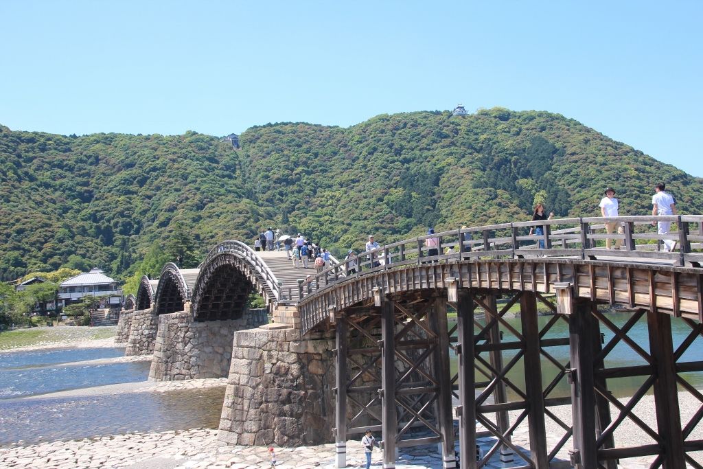 日本を代表する日本三名橋の一つ「錦帯橋」