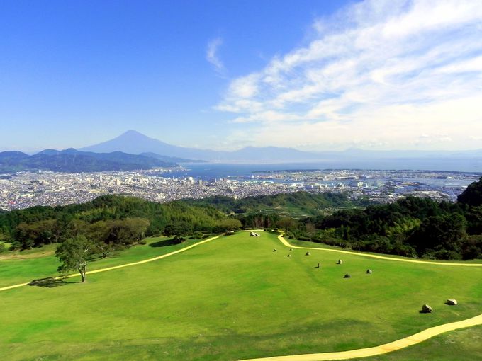 富士山が最も美しく見える庭