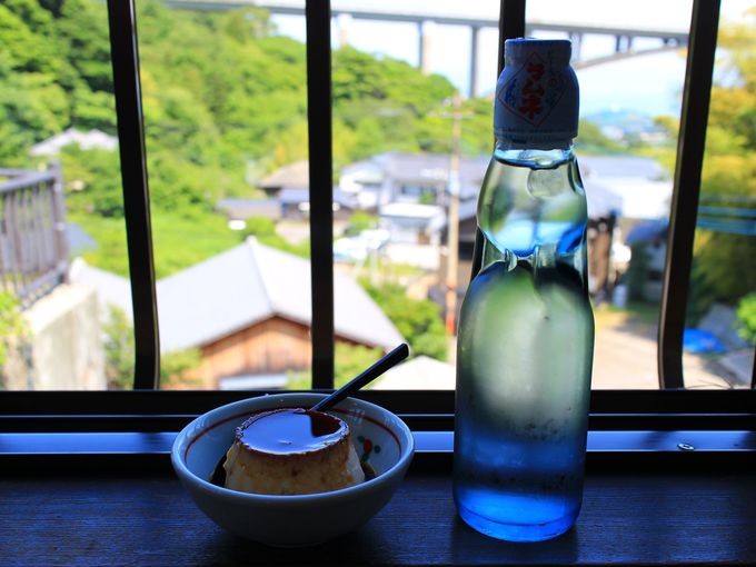 岡本屋売店は地獄蒸しプリンの元祖！