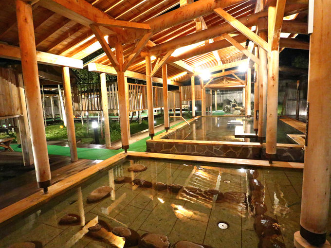 安比温泉「白樺の湯」には北東北最大級の露天風呂