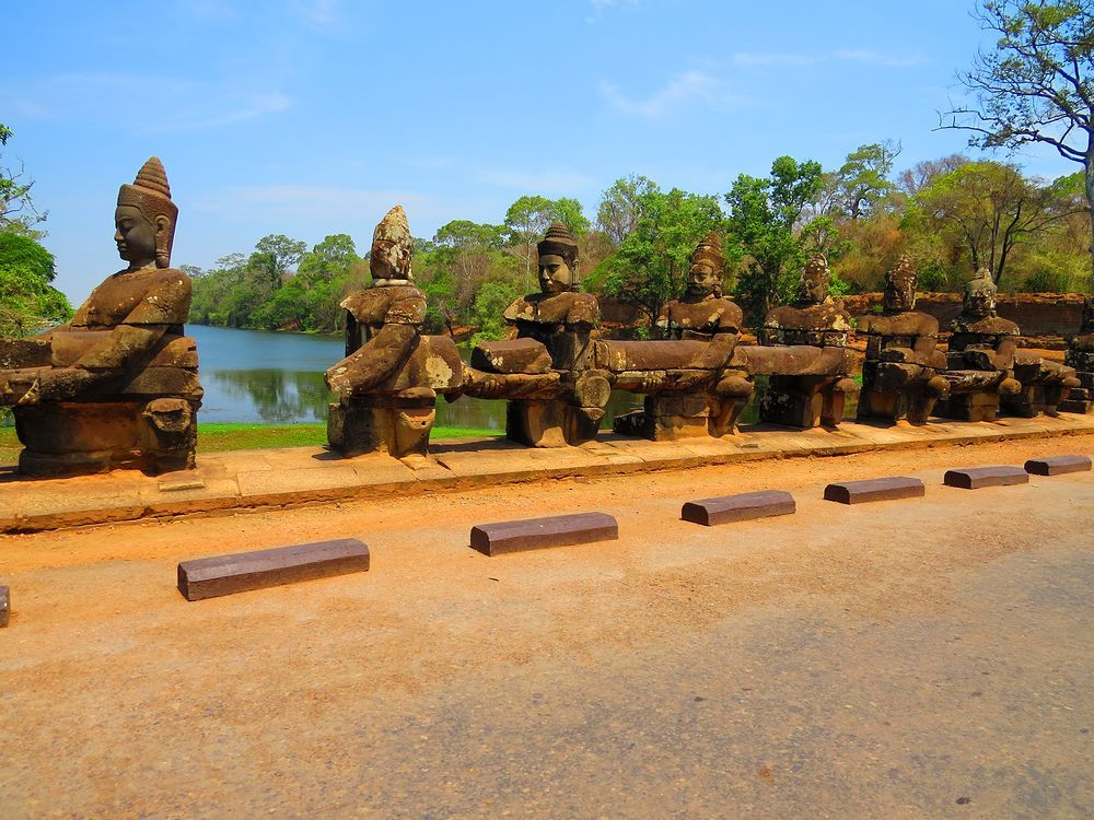 アンコール・トム（Angkor Thom）に向かう