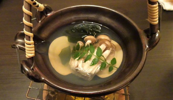 旬の食材が満載の川奈流創作懐石料理