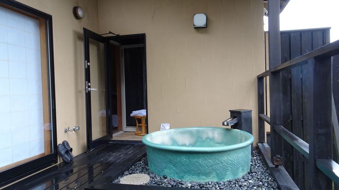 贅沢な極み庭園露天風呂付きの特別室