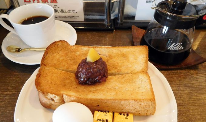 【２日目：朝食】名古屋名物・モーニングを堪能