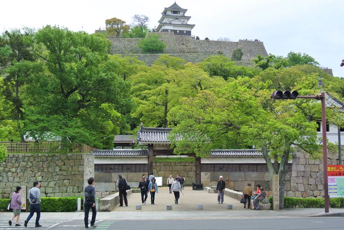 江戸時代に完成した丸亀城