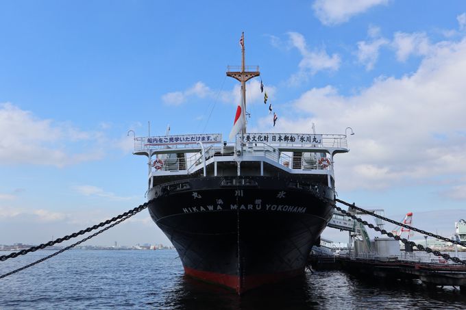 横浜港のシンボル 氷川丸 で船旅気分を味わい ベイブリッジを臨む 神奈川県 Lineトラベルjp 旅行ガイド