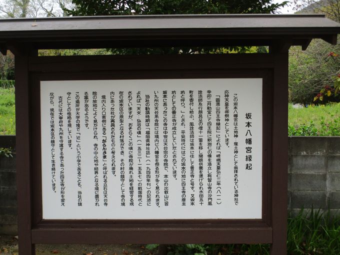 「令和」の元歌が詠まれた大伴旅人邸があった「坂本八幡宮」