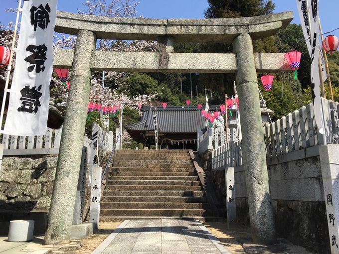 広島の子宝 安産祈願スポット 矢口 弘住神社 の子連れ狛犬にタッチ 広島県 Lineトラベルjp 旅行ガイド