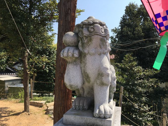 広島の子宝 安産祈願スポット 矢口 弘住神社 の子連れ狛犬にタッチ 広島県 Lineトラベルjp 旅行ガイド