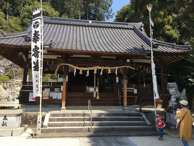 広島の子宝 安産祈願スポット 矢口 弘住神社 の子連れ狛犬にタッチ 広島県 トラベルjp 旅行ガイド