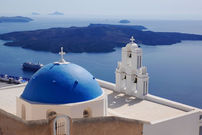 ギリシャ サントリーニ島を１日で 観光のポイントをご紹介 ギリシャ Lineトラベルjp 旅行ガイド