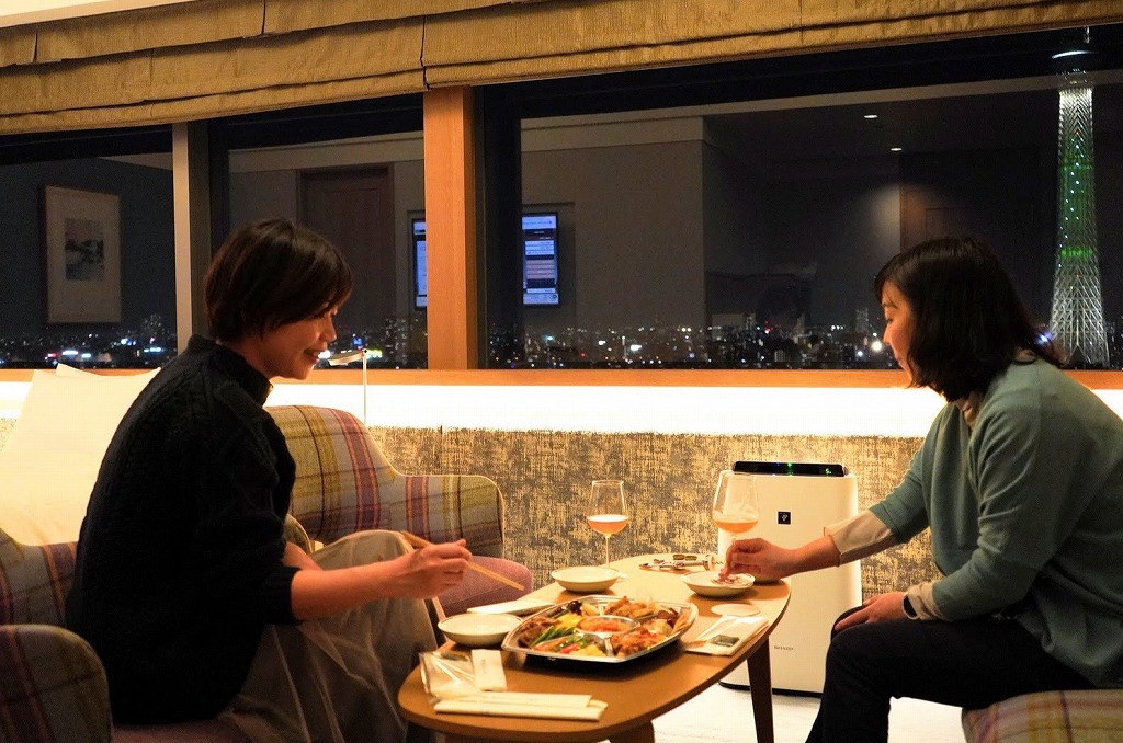 ホテルメイドの中国料理で客室は絶景レストラン