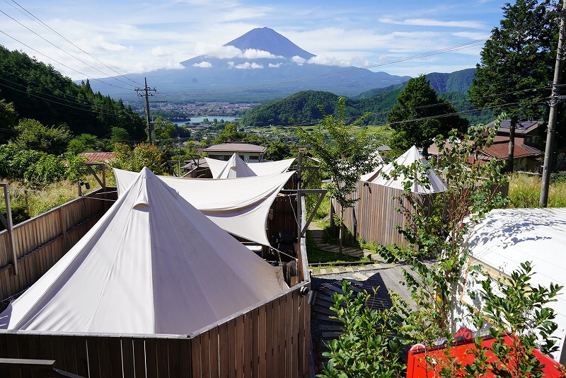 贅沢なロケーション「Dot Glamping富士山」
