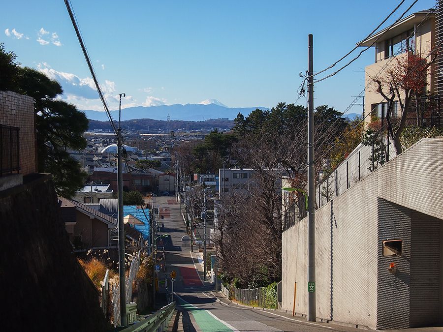 世田谷にも富士山が見える坂道 砧公園から近い岡本の東京富士見坂 東京都 Lineトラベルjp 旅行ガイド