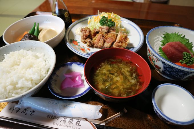 茨城県産の食材も活用した家庭的な「湯泉荘」の味