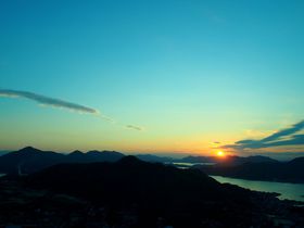 因島の白滝山は360度パノラマの超穴場！瀬戸内海の夕日を見るならココ！