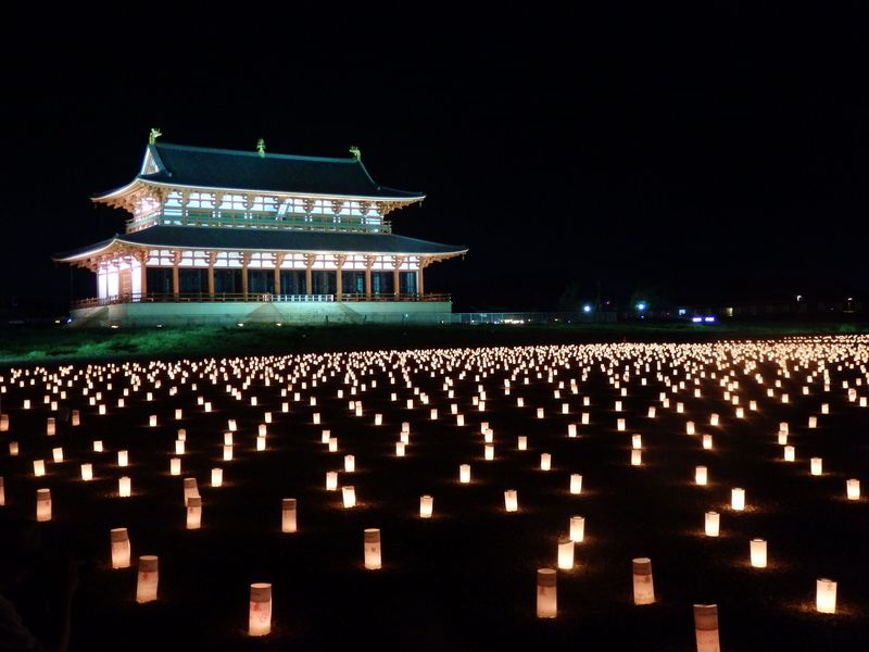 古都・奈良を幻想的に彩る光と影の催し「平城京天平祭・夏」