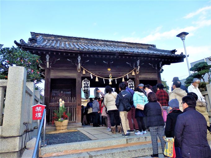 岡山県の名の由来となった岡山神社