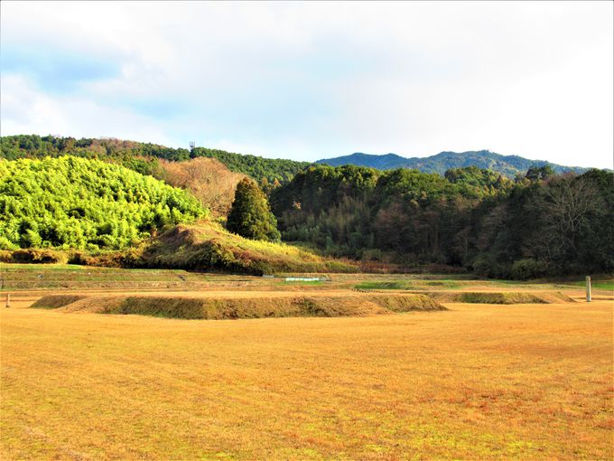 史跡公園として整備されている「山田寺跡」