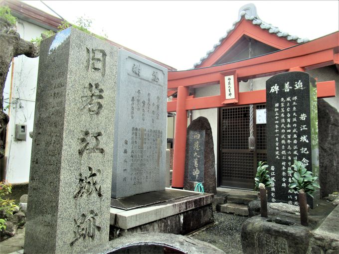 南北朝時代以来の歴史を残す若江城跡