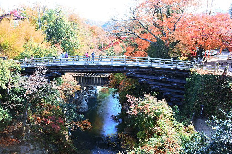 奇橋というより美橋 山梨 甲斐の猿橋 の紅葉との調和が格別 山梨県 Lineトラベルjp 旅行ガイド