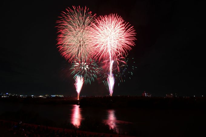 花火が描くスカイミュージカルは必見 千葉 流山花火大会 千葉県 トラベルjp 旅行ガイド