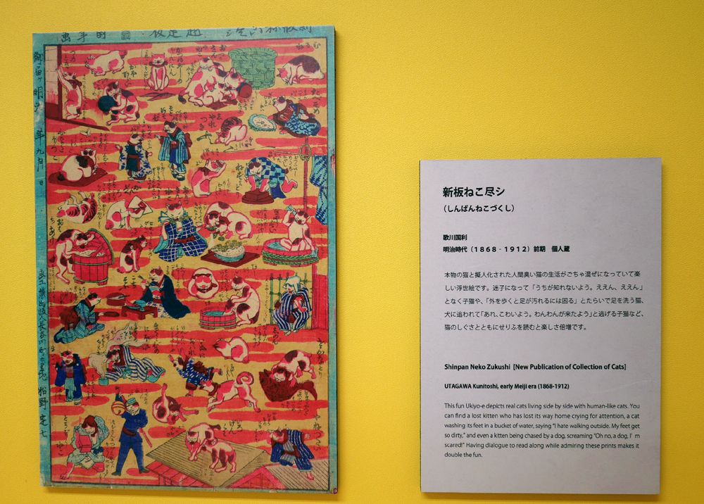 猫好きとして有名な浮世絵師 歌川国芳の世界が現実に