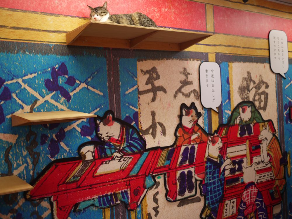 猫好きとして有名な浮世絵師 歌川国芳の世界が現実に