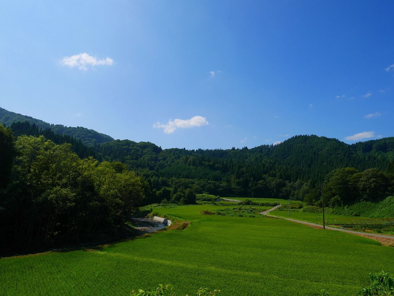 五城目町最奥地にある馬場目北ノ又