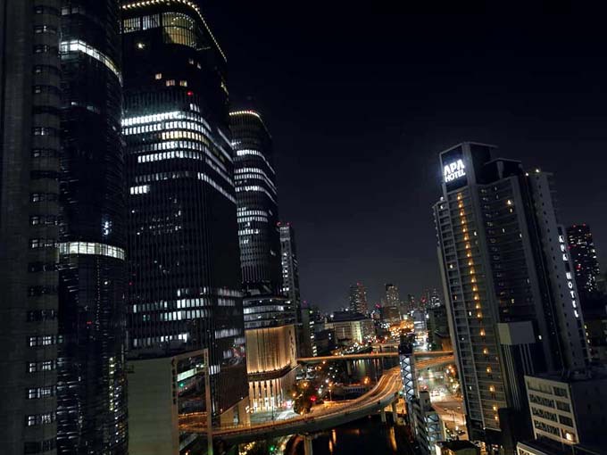 中之島の夜景がラグジュアリー感をアップ