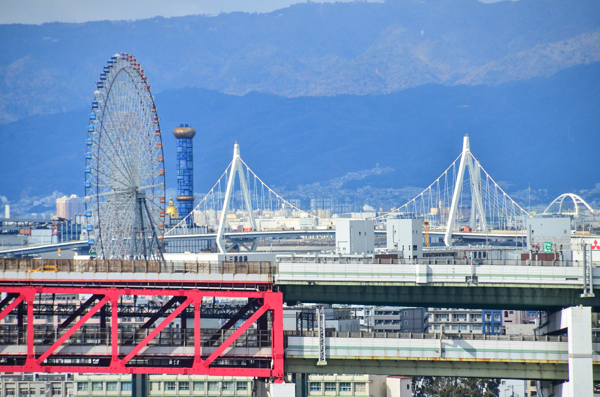 大阪にもある ベタ踏み坂 なみはや大橋 でスリルと眺望を満喫 大阪府 トラベルjp 旅行ガイド