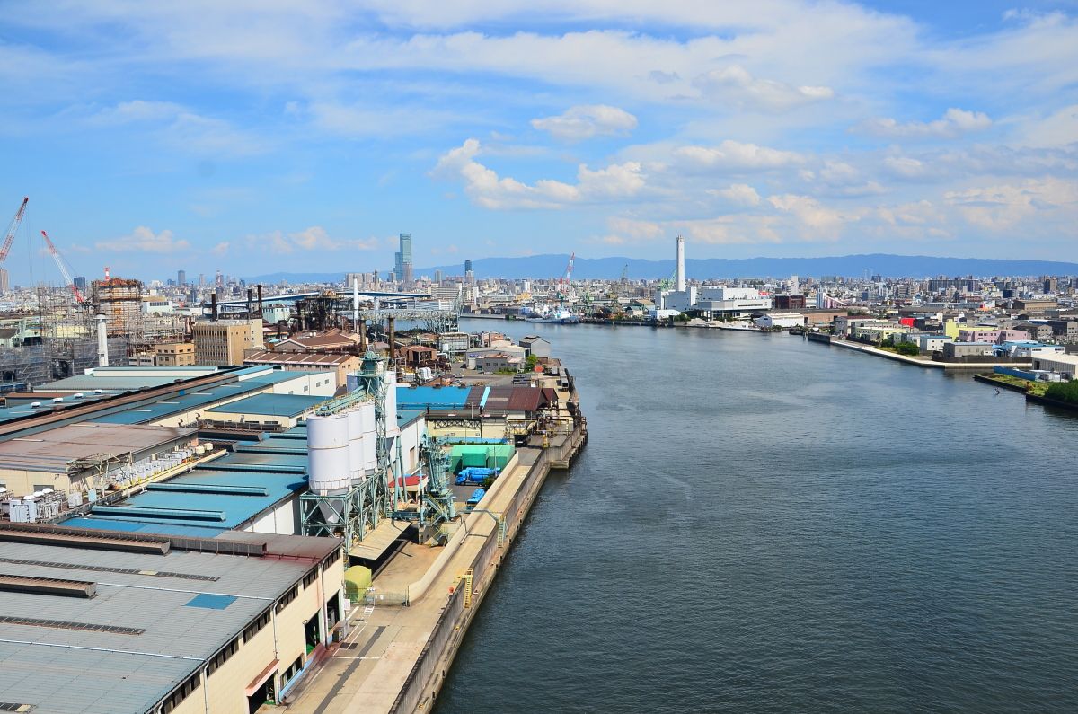 大阪市 大正区の 巨大橋 を 徒歩 と 渡し船 で空中散歩 大阪府 Lineトラベルjp 旅行ガイド