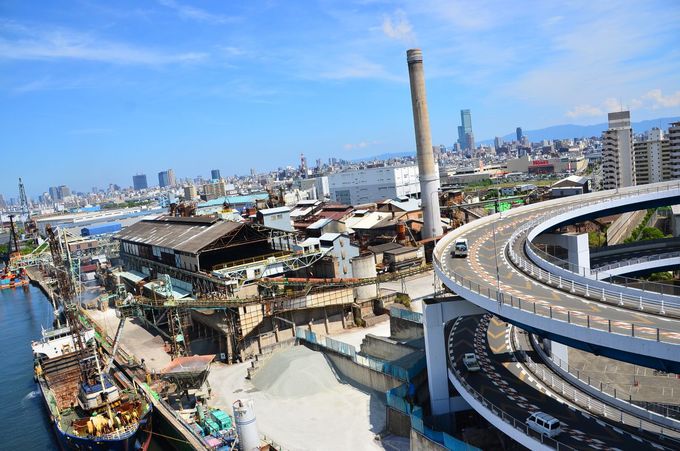 大阪市 大正区の 巨大橋 を 徒歩 と 渡し船 で空中散歩 大阪府 Lineトラベルjp 旅行ガイド