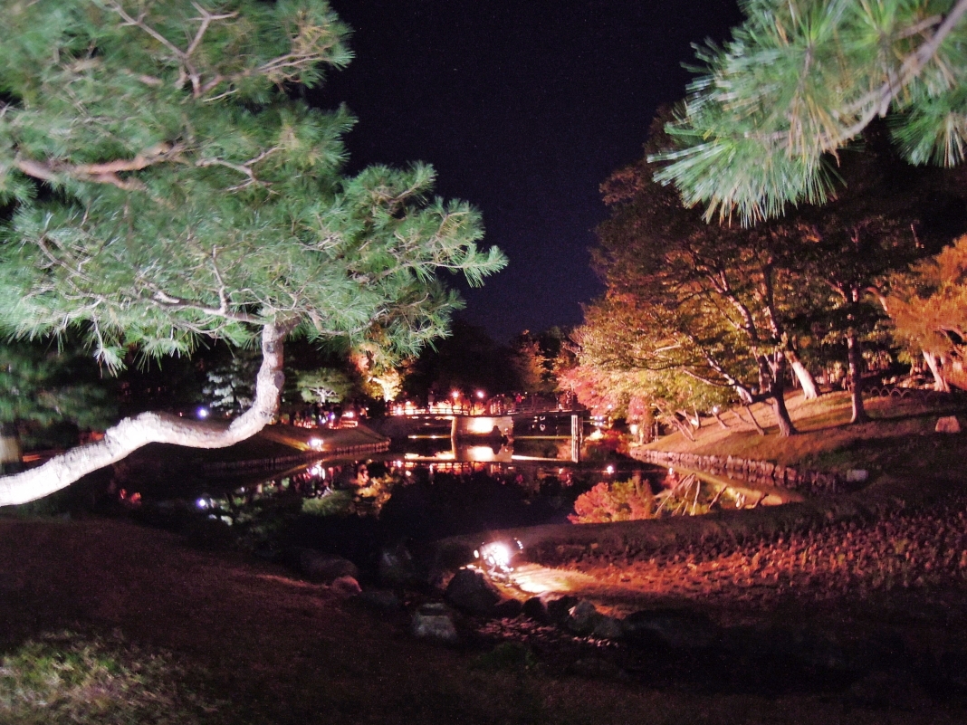 滋賀 彦根城 玄宮楽々園 紅葉ライトアップで晩秋のひと時を 滋賀県 トラベルjp 旅行ガイド