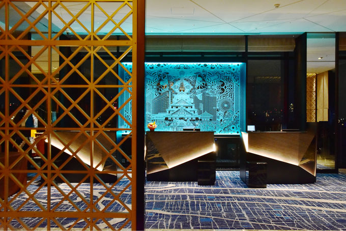 ホテルコンセプト「大阪万華鏡」の世界観があふれる建物内！