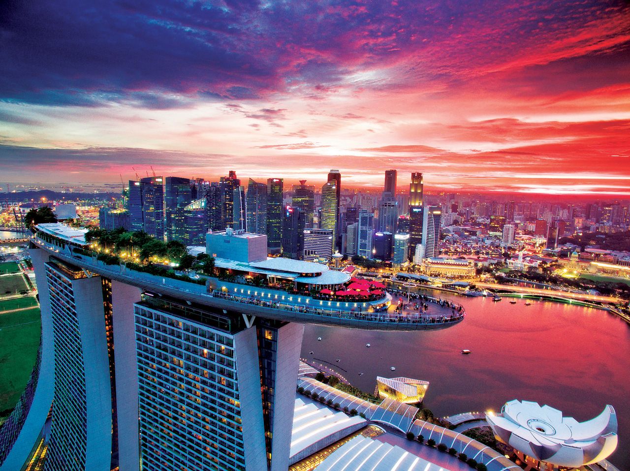 マリーナベイ サンズに上る3つの方法 シンガポールの絶景をその目に シンガポール トラベルjp 旅行ガイド