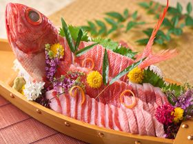 大江戸温泉物語Premium 伊東ホテルニュー岡部で楽しむ！金目鯛づくしとあわびの海鮮バイキングのサムネイル