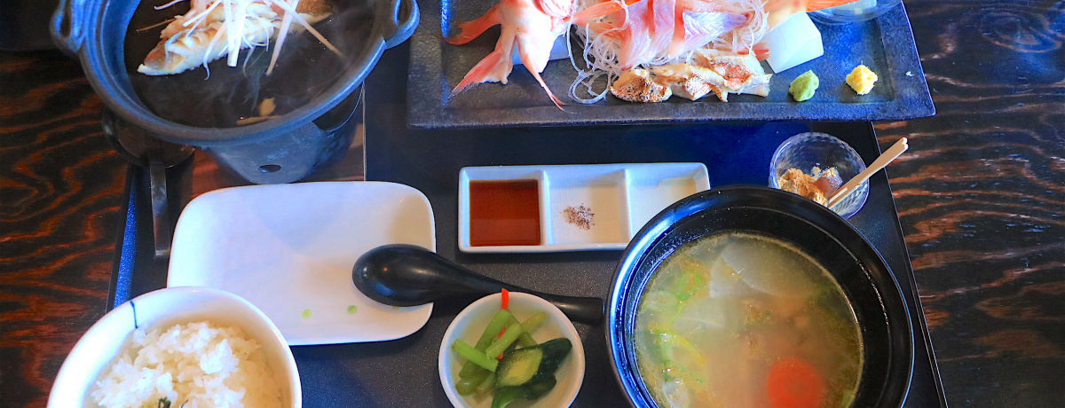 �H��ɂ͊�؎R�̐�i���I�Ìy�����u�������o���V�v��H�ׂɍs����