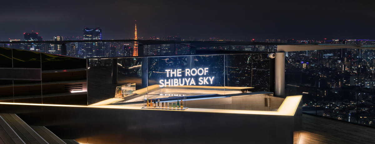aJXJCɃ[tgbvo[uTHE ROOF SHIBUYA SKYvo