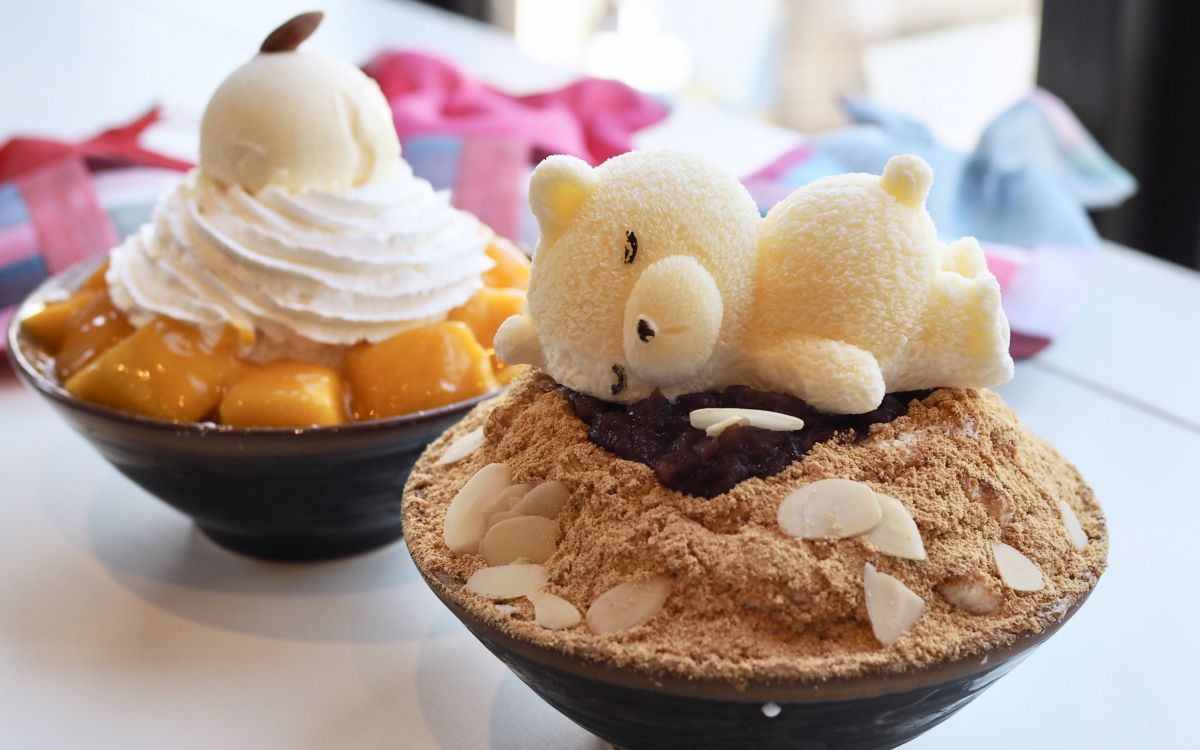 白雪氷にトゥンカロン！大阪コリアンタウン「カフェ・ド ・ポジャギ