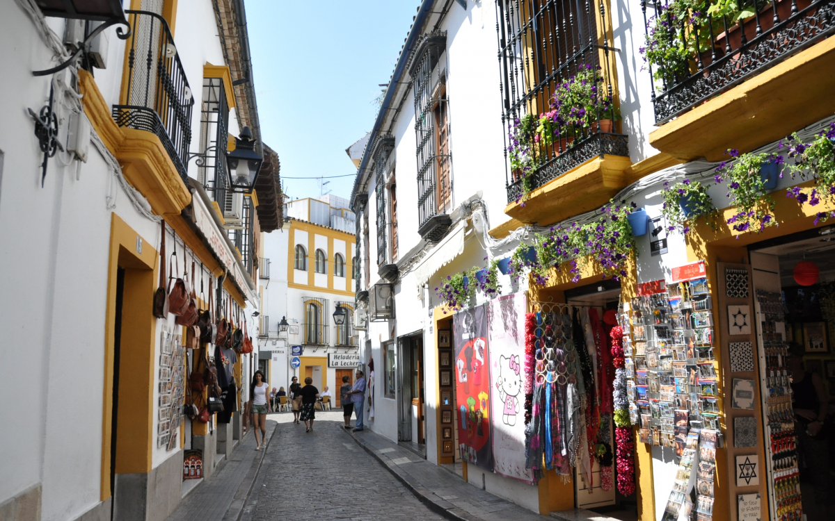 白い壁一面に花が咲き乱れる！スペイン・コルドバのユダヤ人街