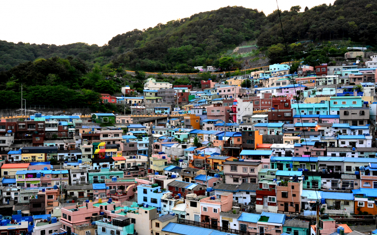 韓流道 韓国のマチュピチュ!?釜山のアートでカラフルな甘川洞文化村に行って