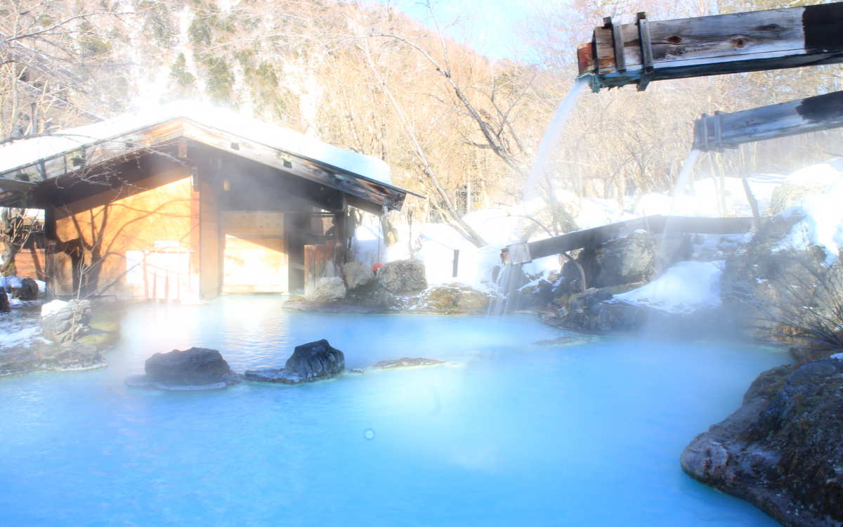 白骨 温泉 泡 の 湯
