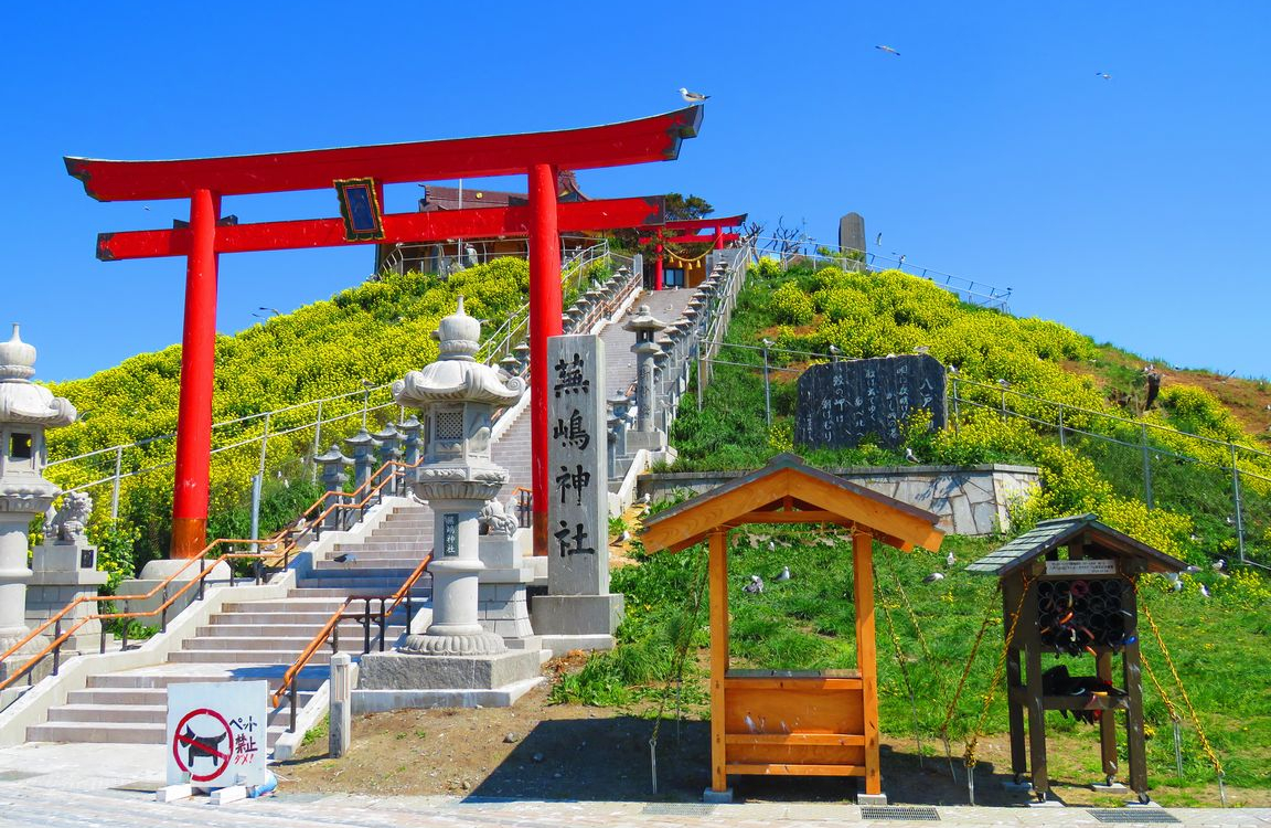 青森八戸弁財天の蕪嶋神社で運気アップ！かわいいウミネコも必見