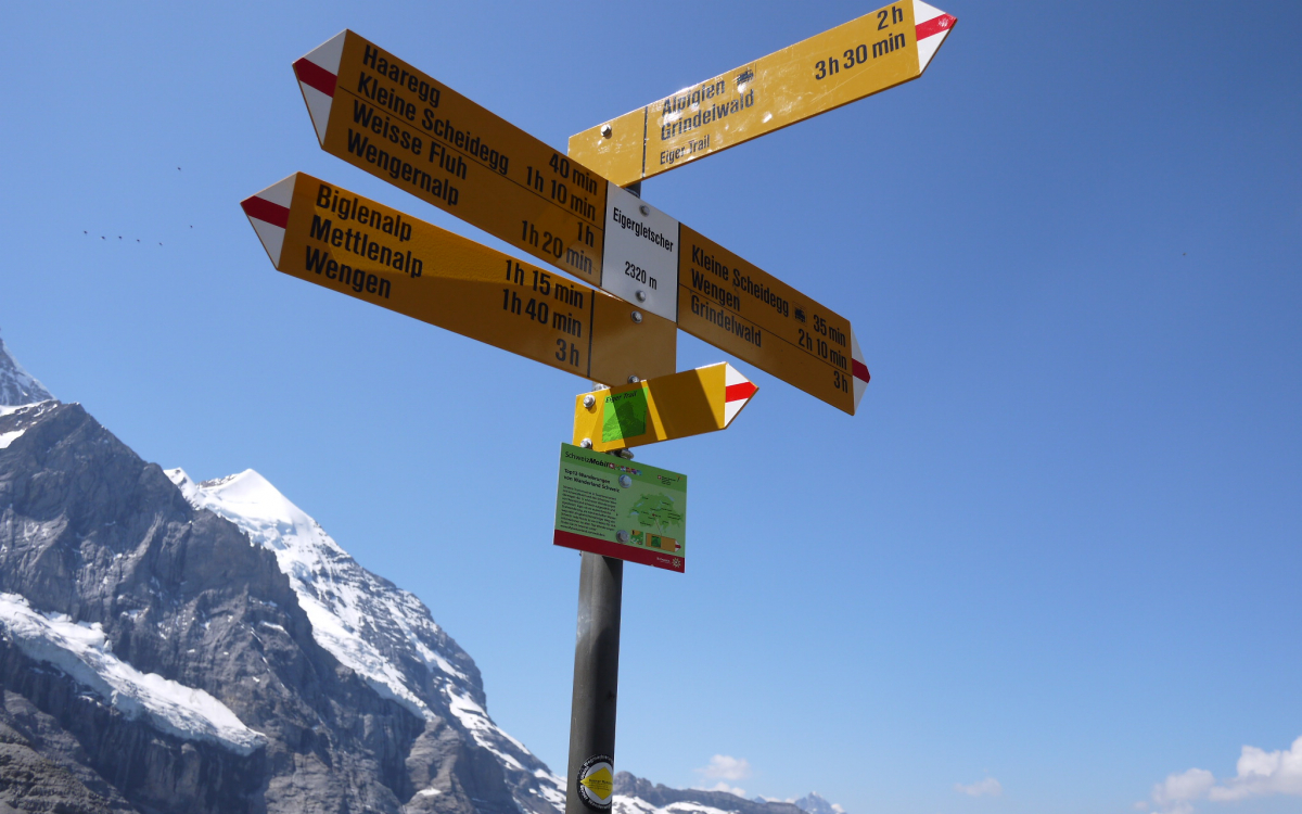 大迫力のアイガー北壁直下！スイス・グリンデルワルトで「アイガー